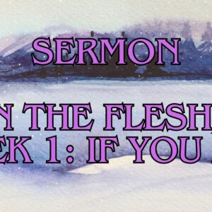 In the Flesh, Week 1: “If You Are…”