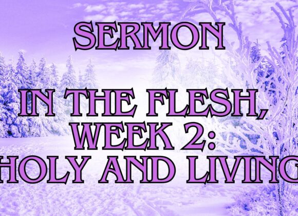 In The Flesh, Week 2: Holy and Living